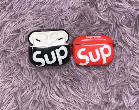 airpod silicone cases supreme chain.